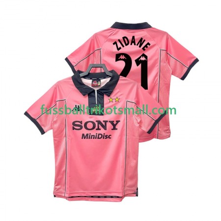 Fußballtrikots Juventus ZIDANE 21 Retro 1997 1998 Kurzarm Auswärts-trikot kaufen